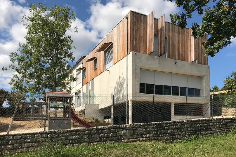 Réhabilitation et extension de l’école et de la mairie de St-Cernin à les Pechs du Vers (46)